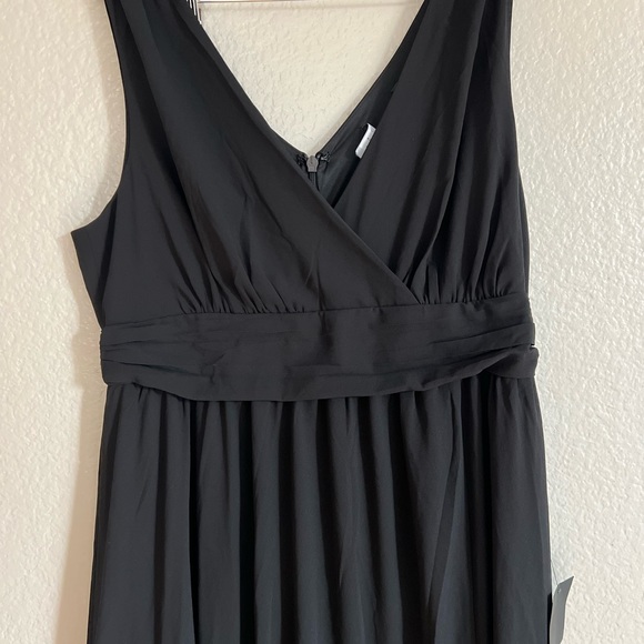 Thoughts of Hue Black Surplice Maxi Dress - Picture 4 of 7